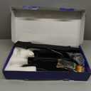 Lyvix Guitar Hero Controller for PS4/PS3/PC, Wireless Rechargeable Game Controller Compatible with Guitar Hero, Clone Hero, Rock Band, Fortnite Festival, with Replaceable Straps, RGB Light, Audio Jack (Black)