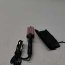 Mini Hair Crimper Hair Waver 3 Temperature Adjustable, 3 Barrel Curling Iron for Short Hair, Hair Crimper for Women Beach Waves, 1/2 Inch for Tight Curls, Travel Size, Dual Voltage, Pouch Bag