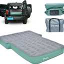 Full Size SUV Air Mattress, Easy to Install with Built-In Pump, Quick Inflation, Anti-Deflate, Fits 2 People, Green