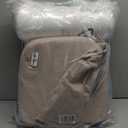 Accessories D-Shaped Chair Cushions, 2" Thick Dining Chair Pads with Ties and Removable, Machine-Washable Cover, 17" x 16", Set of 4 Oatmeal Beige