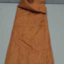 Desert Orange Long Curtains 108 Inch Length for Living Room Dining 2 Panels Set Back Tab Pocket Drapes Light Filter Semi Privacy Flax Burlap Window Panels for Bedroom Patio Door 50x108