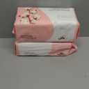 100 Count Disposable Face Towel, Ultra Soft & Thick Washcloths, Biodegradable Facial Towels for Sensitive Skin, Makeup Remover Dry Wipes, Lint-Free Towelettes for Cleansing (2 Pack)