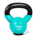 Yes4All Kettlebells Weights Cast Iron Rubber Base For Home Gym and Strength Training, Workout Equipment For Dumbbell Exercise