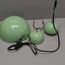 COSYLUX Modern Small Table Lamp for Bedroom, Cute Dome Shade Reflecting Light Reading Lamp for Living Room, Kid's Room, Study, Office, Beside Bedside Nightstand Desk Lamp(Pastel Green)