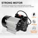 BLACKHORSE-RACING Self Priming 110V AC 16GPM 60L/min Oil Transfer Pump Fuel Diesel Kerosene Biodiesel Pumps