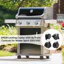 69828 Grill Wheels for Weber Spirit 200/300 Series Grills (2013 and Newer), 69828 Locking Caster with Up Front Controls for Weber Spirit Grill Parts E-310 E-210 for Weber Grill Wheels Replacement