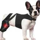 Dog Knee Brace for Torn ACL Hind Legs with Vest, Adjustable Dog Leg Brace with 4 Stabilizers, Hip Support to Reduce Pain, CCL Tear Recovery & Arthritis Ligament Injuries & Luxating Patella (X-Small)