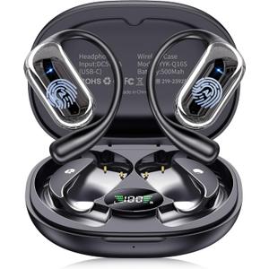 AI Translator Earbuds: Real-Time 2-Way Translation for 188+ Languages, Bluetooth 5.4, 80H Battery, IPX7 Waterproof, Perfect for Travelers & Global Professionals
