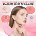Facial Lymphatic Massage Brush - Silicone Tool to Reduce Puffiness, Drainage & Face Sculpting, Gentle Gua Sha Alternative for Skincare Routine, Easy to Clean