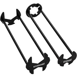 2pcs Basin Wrench Multifunctional Sink Wrench 7 Sizes Faucet Tool Four-jaw Hex Spanner Universal Plumbers Tool for Tight Spaces Kitchen Bathroom Home