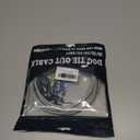 Steel Wire Dog Runner for Yard: 10/15/20/25/30 FT Durable Yellow Dog Chains; Up to 165 Lbs; Holds Large Dogs; Superior Clips