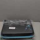 ELLDOO Alcohol Ink Storage Carry Case, Fits up to 70 Bottles, Alcohol Ink Case Miniature Paint Carry Organizer for Ink and Paints with Foam Insert and Inner Storage Pocket, Blue (Ink not Included)