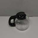 12-Cup Glass Replacement Carafe for Mr. Coffee Model #SK12, SK13, EHX23, JWX31, SJX23, SJX39 (Black, Replaces PLD12-RB)