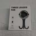 Portable Stroller Fan - Battery Operated, Flexible Tripod Clip On Fan with 3 Speeds and Rotatable Handheld Personal Fan for Car Seat, Crib, Stroller, Bike, & MORE (Black)