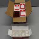 Afcabakila 40 Pack Coin Storage Tubes with Screw-On Lid, Clear Round Plastic Coin Holder Organizer for Collection Supplies and Bank Rolls