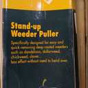 Weed Puller Tool, 50IN Long Handle 4 Claws Stand Up Weeding Tool, Extra Thickened Stainless Steel Shaft Garden Weeder,Remove the Roots of Thistles, Crabgrass, Dandelions, and Blackberries, etc.