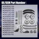 20PCS Timing Chain Kit with VVT Sprocket Compatible with Hyundai Santa Fe 2007-2012 Genesis 2011 Kia Sedona 2011-2014 Sorento 2012-2013 3.3L 3.5L 3.8L