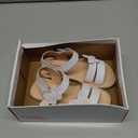 Rachel Kids Lil Stacey White Sandal, 10M
