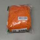 7.2FT Orange Arch Backdrop Cover - Polyester Fitted Wedding Arch Stand Covers Round Top Chiara Arch Backdrop Cover for Birthday Party Banquet Photo Background Decoration