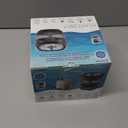 ELECOM Silent Pet Water Fountain for Cats and Dogs, 9dB Ultra Quiet Operation, 2L Capacity, Easy to Disassemble & Clean, 3-Layer Filtration, Wireless Pump, LED Light Modes (Black)