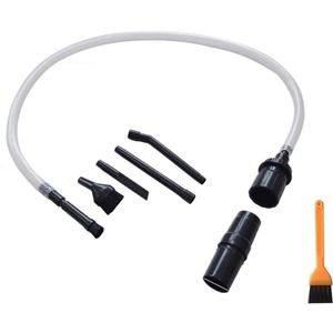 EZ SPARES 7PCS Micro Vacuum Attachment,7 Piece Universal Vacuum Cleaner Attachment, Mini Micro Kit Keyboard Crevice Cleaning Tool Brush Kit