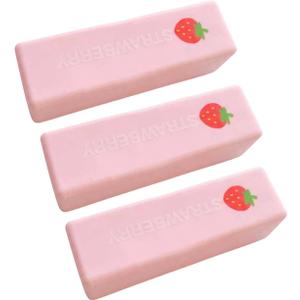3PCS Butter Squishy,2026 New Soft Slow Rising Squeeze Toys, Upgrade Stress Relief Fidget Toys Wet Slow Rebound Stress Relief Toy for Office Desk Toys, Party Favors & Birthday Gifts (Strawberry)