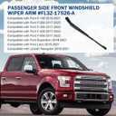 Passenger Side Front Windshield Wiper Arm #FL3Z-17526-A - Compatible with Ford F150 2015-2021, Expedition 2018-2023, F250 F350 F450 F550 2017-2023, Lobo 2015-2021, Lincoln Navigator 2018-2021
