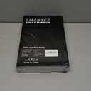 3 Way Mirror for Self Hair Cutting,360 Haircuts Men for Barber Use Tools,to See Back of Head,Tri Fold Mirror with Portable Height Adjustable Telescoping Hooks