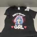 Anime Manga Birthday Girl Birthday TShirt, Small
