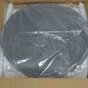 2 in 1, Glass Microwave Splatter Cover for Food & Microwave Place Mat, Plate Splatter Guard Lid with Easy Grip Silicone Handle Knob, Borosilicate Glass with Vent Hole, Food Grade, No Plastic, 10in