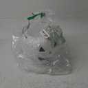 Halloween Pumpkin Treat Pail, White, 8", Trick or Treat Decoration (White)