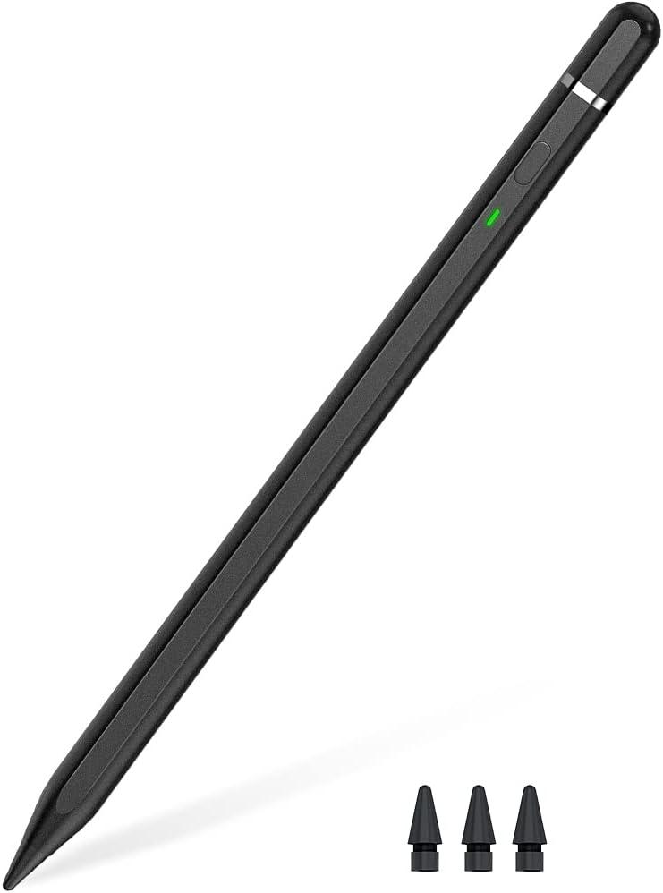 KIROSA iPad Pencil USB C: Stylus Pen for iPad W/ 10X Fast Charging Tilt Sensitivity Palm Rejection - Drawing Stylus Compatible with ipad 6~11th, Mini 5/6, Air 3~5/M2/M3, Pro 11"/12.9"/M4 (2018-2025)