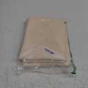 Romanstile Rectangle Vinyl Tablecloth,100% Waterproof Heavy Duty Oil Spill Proof Stain Resistant Plastic PU Table Cover with Flannel Backing for Kitchen, Dining (Rose Beige, 60 x 84)