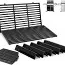 Grill Parts for Weber Genesis 300 Series (2007-2016), Fits Weber Genesis E310 E320 E330 S310 S320 S330 Parts Porcelain Enameled Cast Iron Grates Flavorizer Bars Heat Deflectors 7524 7528 7621 7622