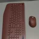 Wireless Keyboard and Mouse Combo - Full-Sized Ergonomic Keyboard with Wrist Rest, Phone Holder, Sleep Mode, Silent 2.4GHz Cordless Keyboard Mouse Combo for Computer, Laptop, PC, Mac, Windows -Trueque