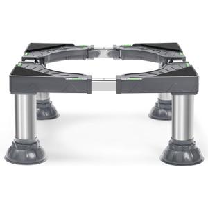 Nefish Mini Fridge Stand 16-24 Inch Washer and Dryer Pedestal Height 7"-8.4" Heavy Duty Washing Machine Stand with 4 Strong Feet Adjustable Laundry Pedestal Universal Platform for Home Appliance