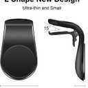 Car Vent Phone Mount Secure Clip Magnetic Phone Holder for Car Vent Universal Phone Mount with Strong Magnetic Grip Silver