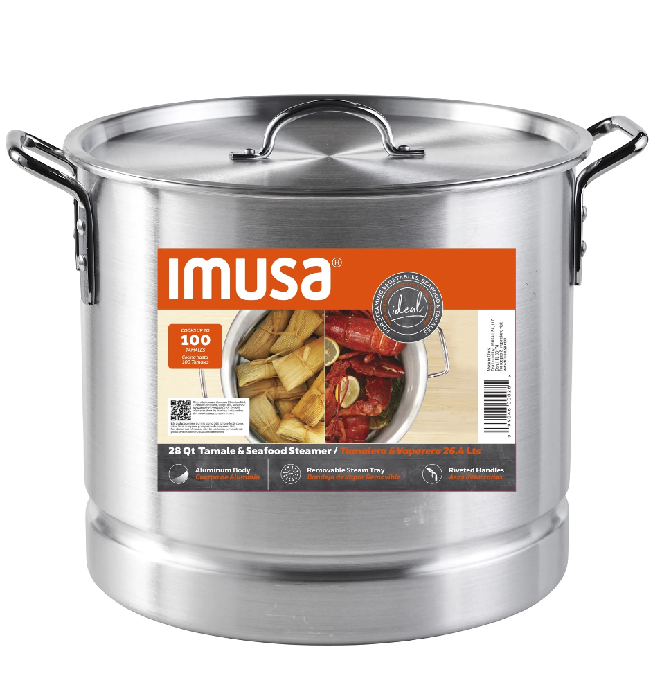 IMUSA 32 QT Aluminum Steamer