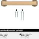 Amerock Hybridize 3-3/4 inch (96mm) Center-to-Center Champagne Bronze Cabinet Pull - 10 Pack