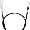 Motorcycle Throttle Cable Fit for Harley Sportster Iron XL 883 1200 Dyna Softail Road King (Size: 150cm)
