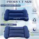 Lateral Support for Wheelchair Back Cushion Pressure Relief Side Support Pads Recliner Wheelchair Lumbar Pillow for Office Chair Back (Dark Blue)