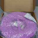 2026 Upgraded XXL Collapsible Stool with Thick Cushion,19.7"H-11.8"D Telescoping Folding Stool for Adults, More Sturdy Camping Stools with Load Capacity 1000lbs for Outdoor,Garden,Fishing,Hiking (Purple)