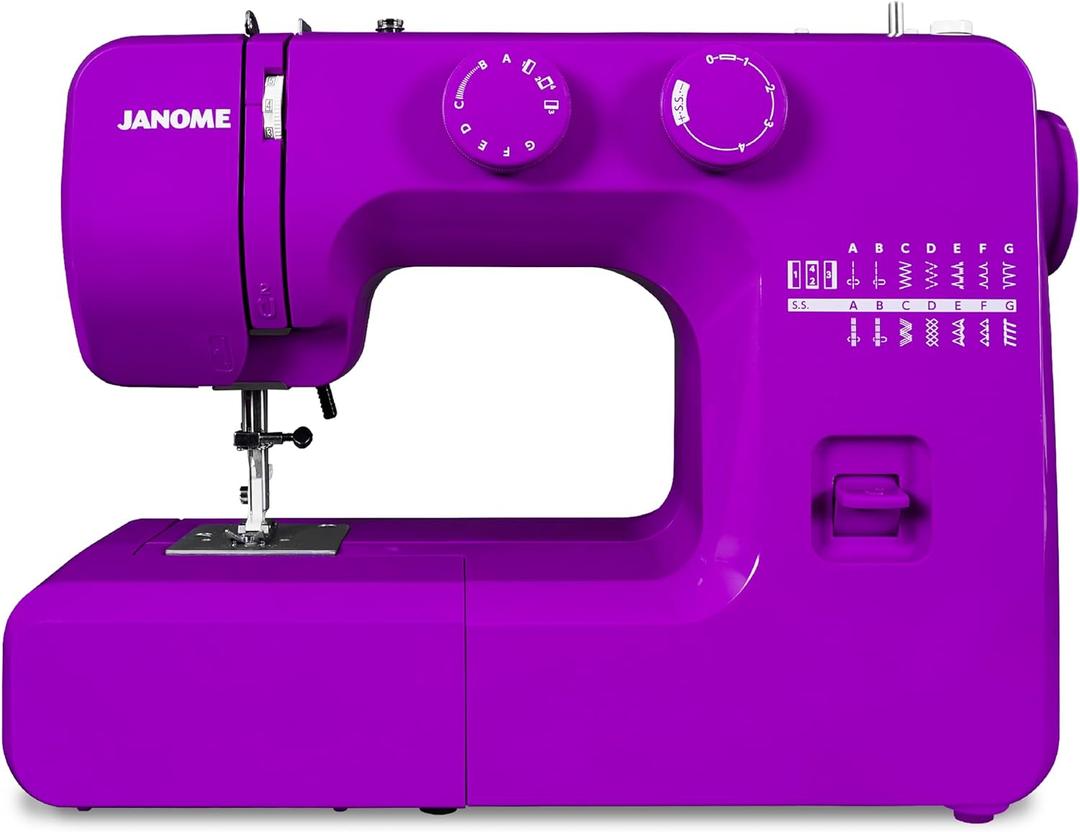 Janome 001MAJESTY Purple Majesty Easy-to-Use Sewing Machine (Lilac)