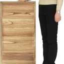 Gurfuy 40"x20" Extra Large Long Rectangle Ottoman Table Tray - Rustic Wooden Nature Serving Tray for Farmhouse Decorative Oversized Coffee Table Trays Living Room Kitchen Counter Breakfast