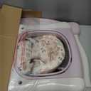 5 in 1 Foldable Baby Walker,Activity Baby Walker-Baby Bouncer,Rocker,Activity Center,Seat and Push Walker,Detachable Footrest Mat,Adjustable Speed Rear Wheels and Height,Ages 6-18 Months (Purple)