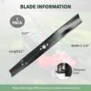 586859604 Mower Blade Compatible with Hus qvarna Pou LAN L421P LC221A LC221AH LC221FH LC221R P160RWD 21 inch Decks, High Lift