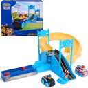 PAW Patrol Pup Squad Track Set, Looping Track Playset & Vehicle Launcher with Chase & Marshall Toy Cars, Kids Toys for Boys & Girls Ages 3 and Up