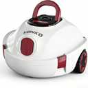 VONKO P10 Pool Vacuum for Above Ground Pool, Cordless Robotic Pool Cleaner and Above Ground Pool Vacuum, Automatic Pool Vacuum with 100-Min Runtime, Self-Parking,White