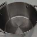 HOMICHEF Small Stock Pot 4 Quart Nickel Free Stainless Steel - 4 Qt Stockpot With Lid - Induction Pot (Shiny Silver - Mirror Polished Stainless Steel)