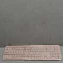 Wireless Keyboard and Mouse Combo - seenda Full Size 2.4G USB Wireless Keyboard Mouse Set, Quiet Cordless Computer Keyboard Mouse for Windows, Laptop, PC - Pink